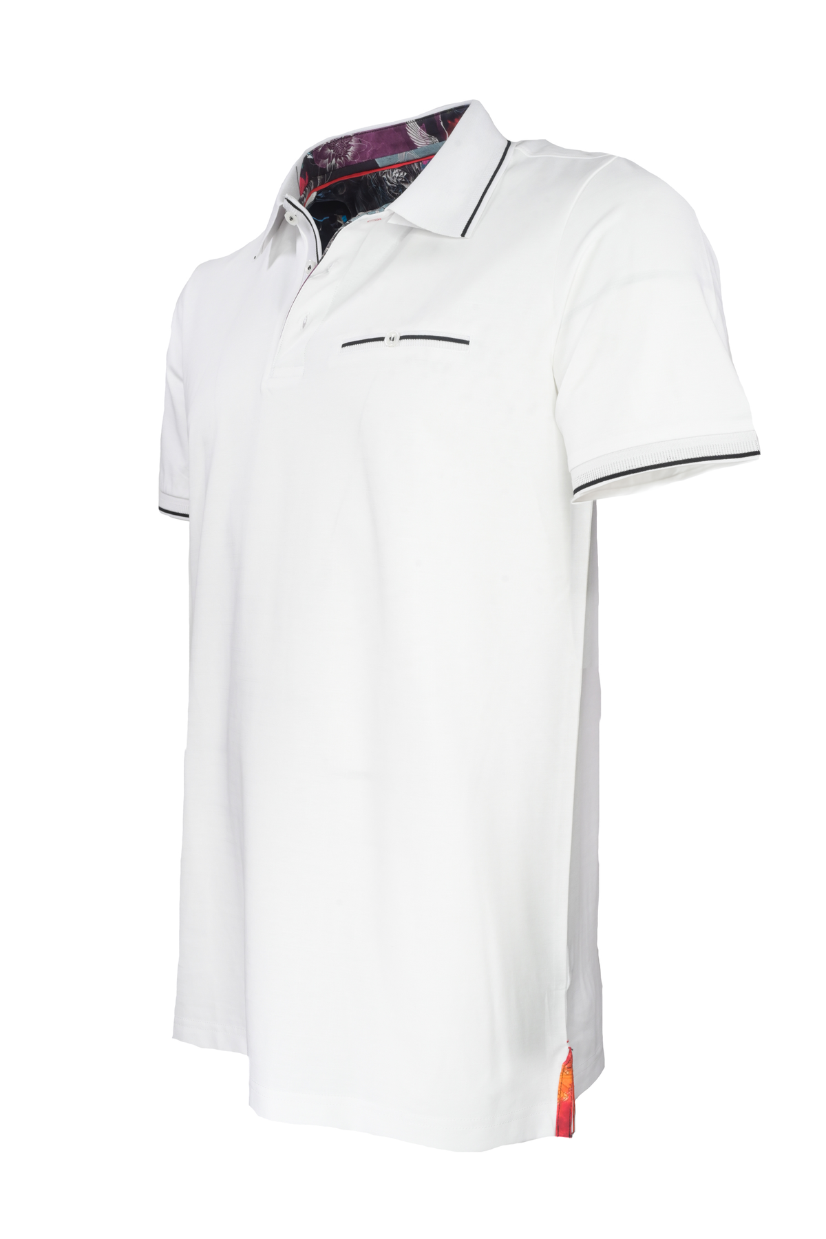 Au Noir Fioravante Polo White