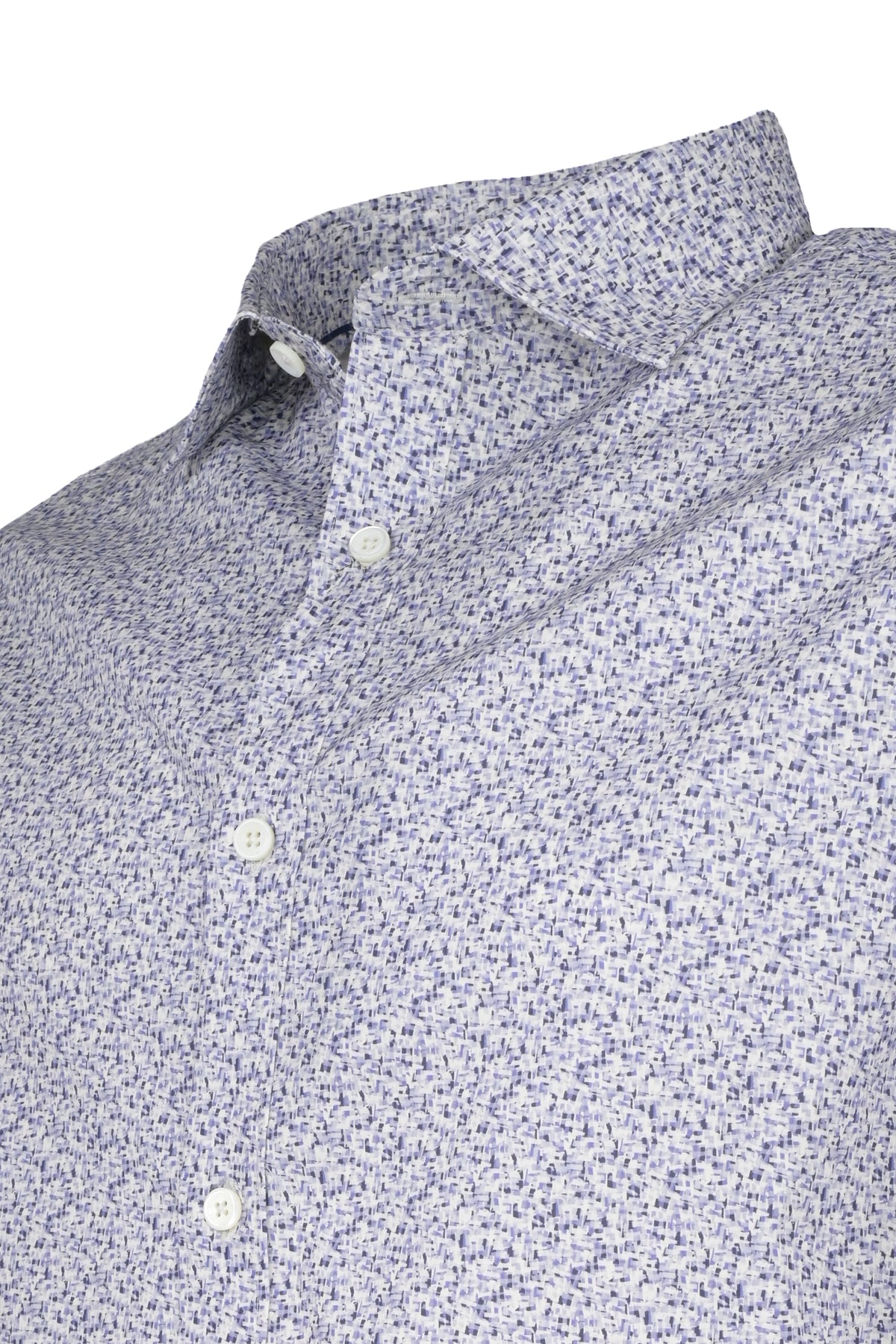 Bugatchi Comfort Stretch Shirt - Abstract Lilac