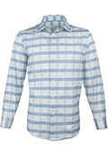 Bugatchi 8-Way Stretch Shirt Ice Blue