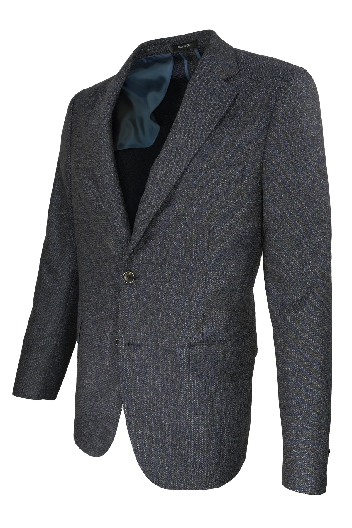 Paul Betenly Wool Sport Coat - Blue / Brown