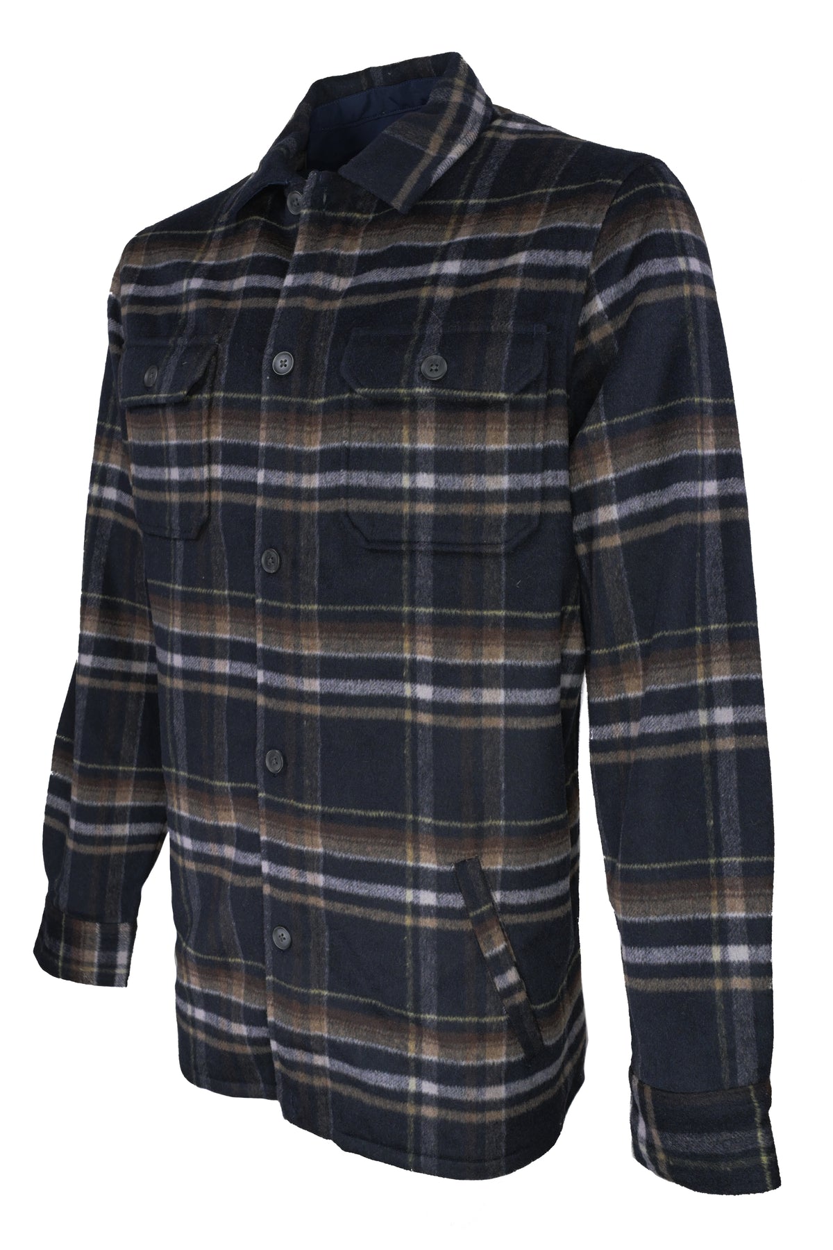 F/X Fusion Shirt Jacket - Navy/Tan