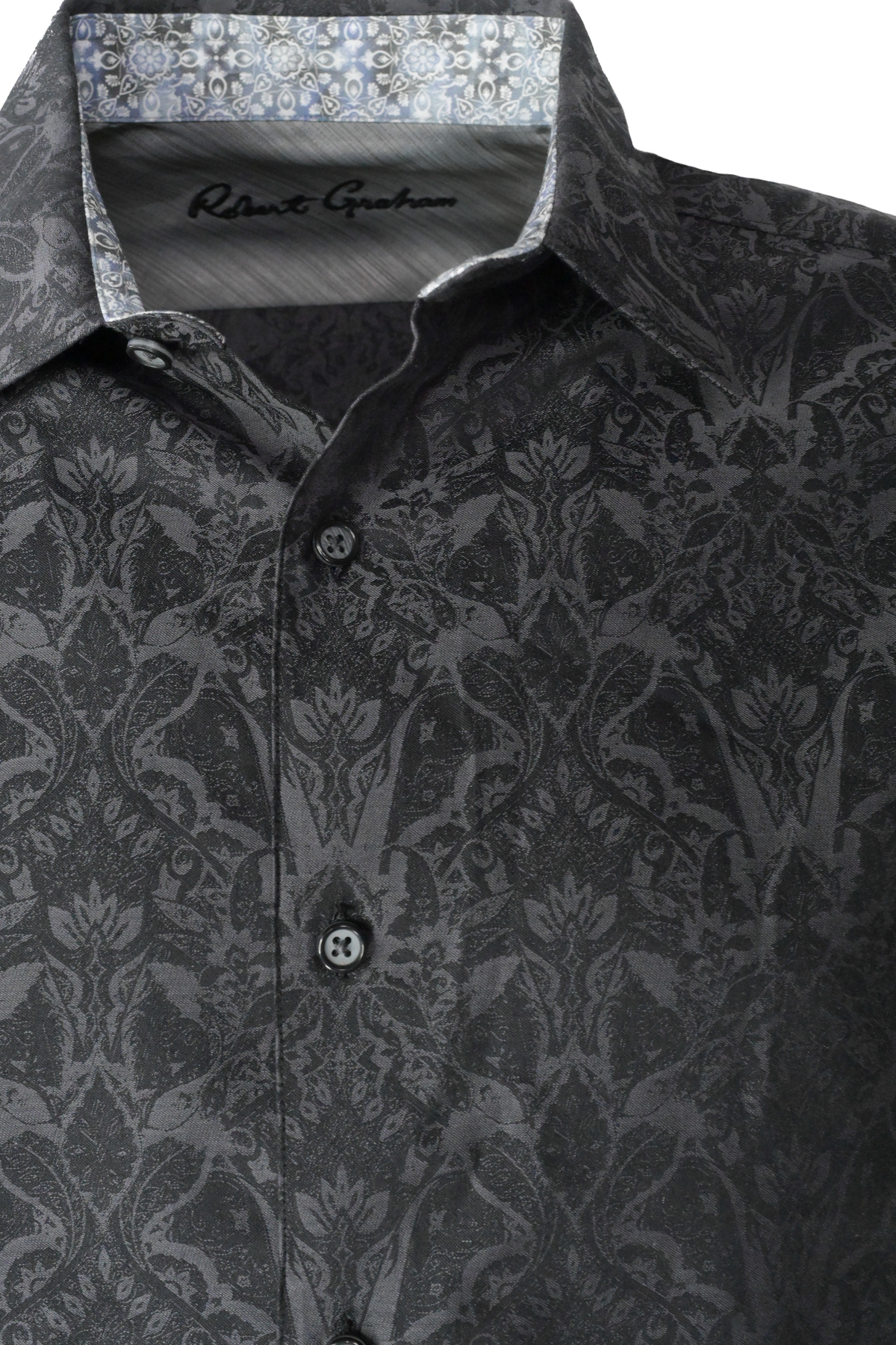 Robert Graham Highland Shirt - Charcoal