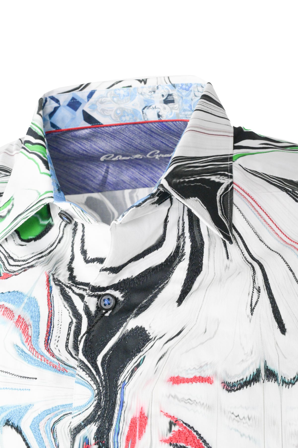 Robert Graham Shirt - Abstract White