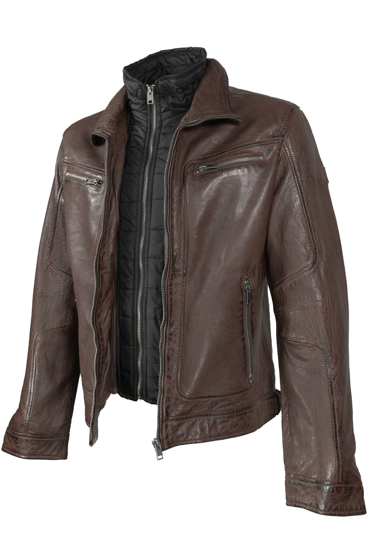 Mauritius Leather Jacket - Bain Wood