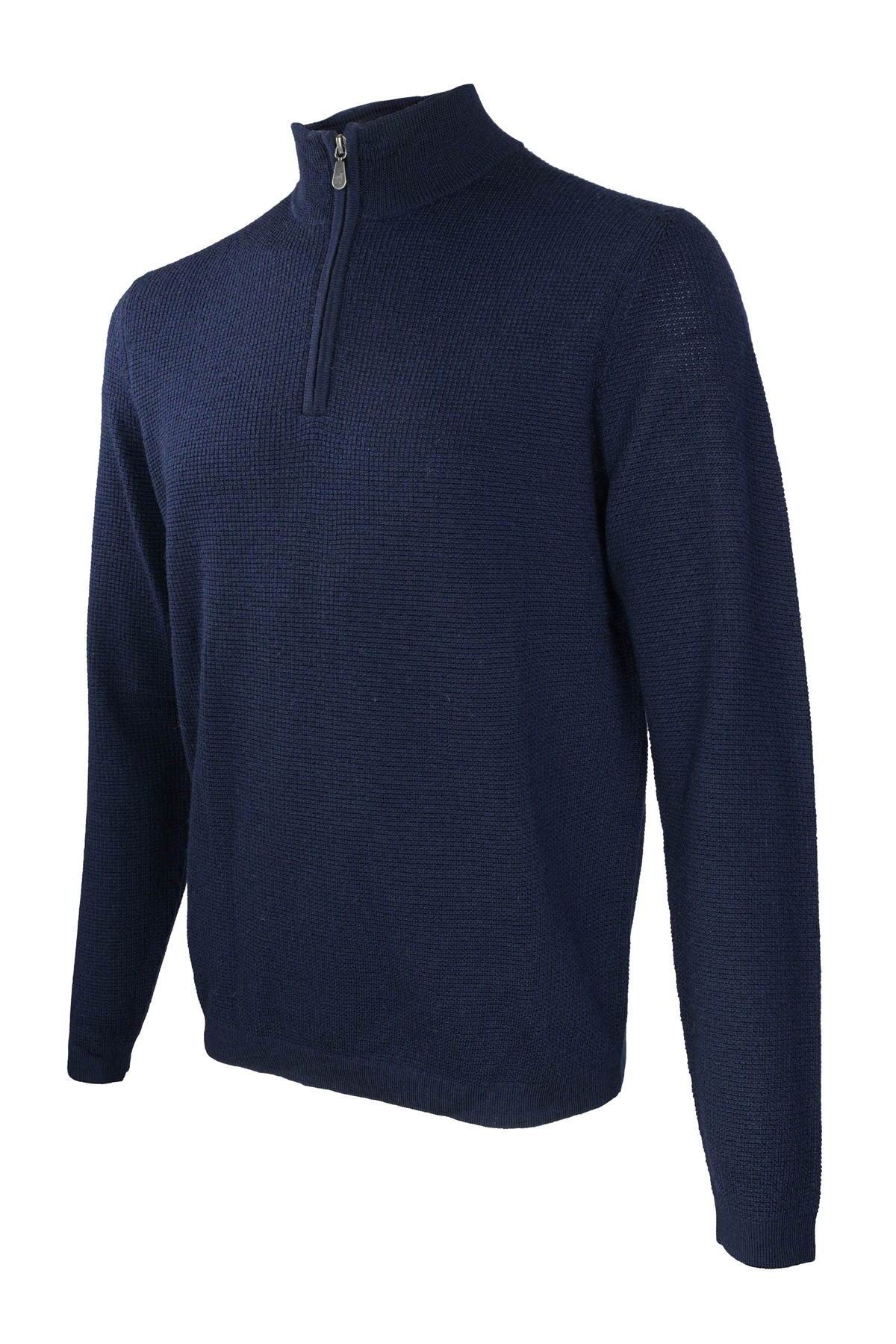 Raffi "The Ian" Waffle Sweater Navy