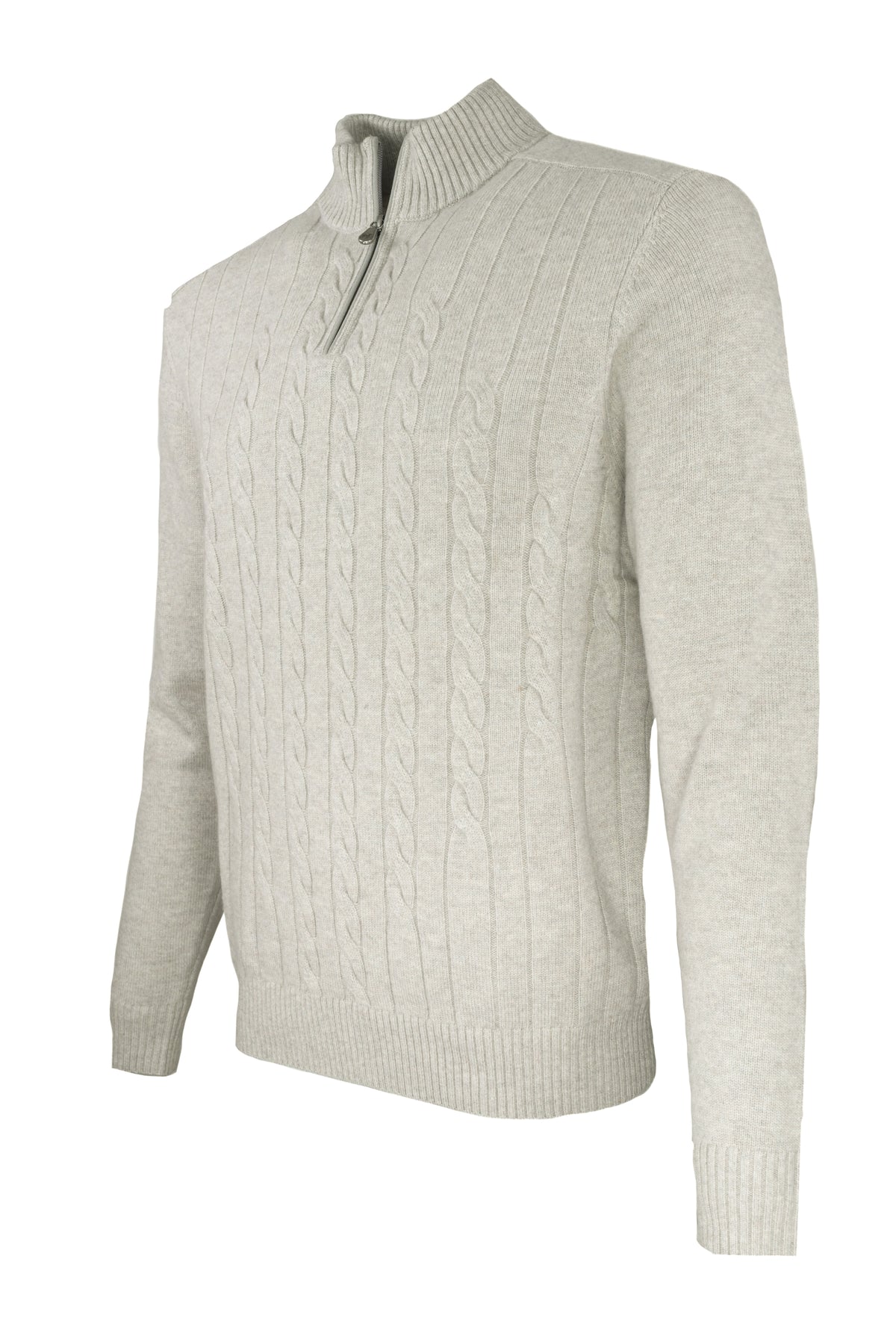 Raffi Cable Knit Sweater - Cloud