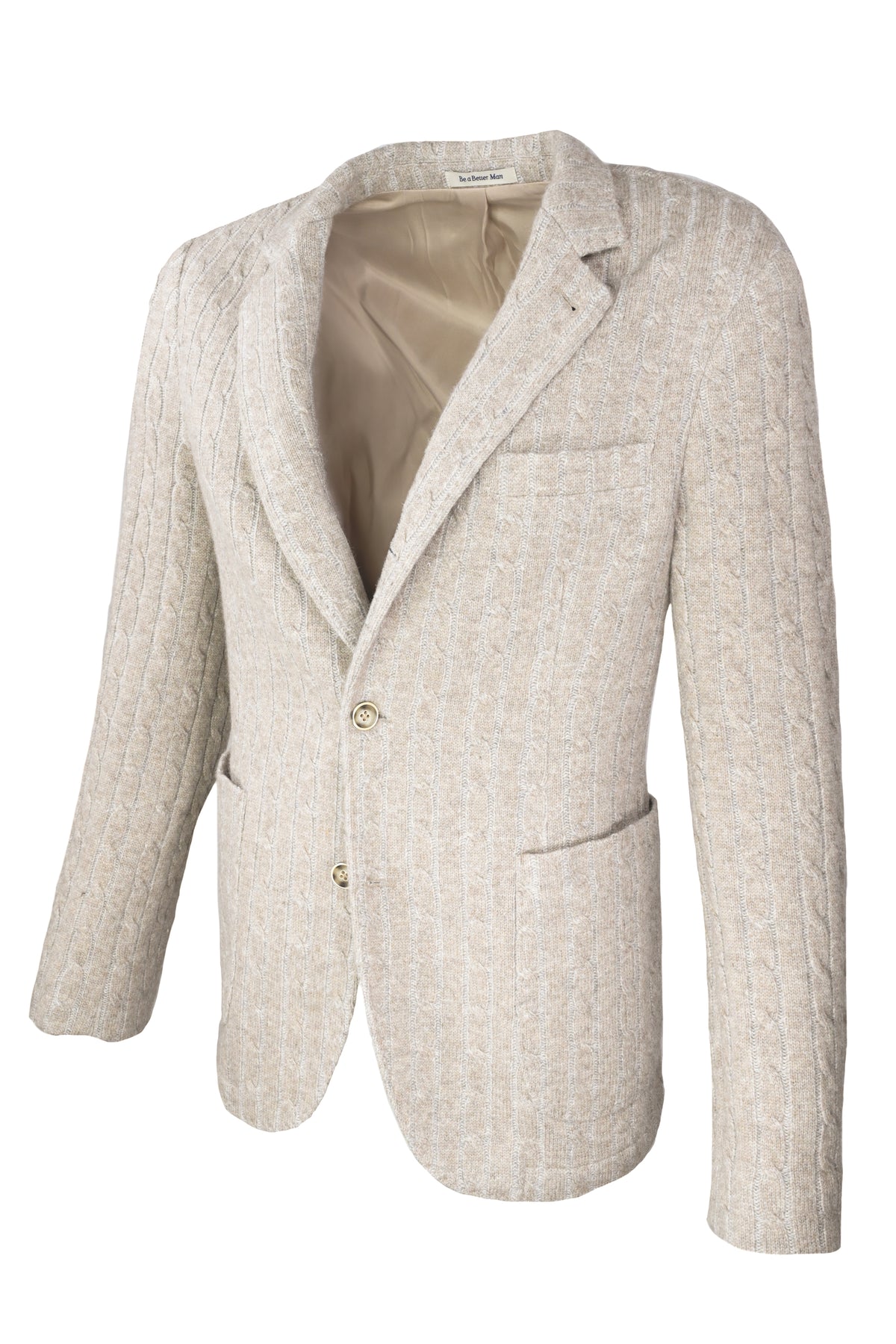 Alberto Zimni Cashmere/Wool Hybrid Sport Coat - Oat