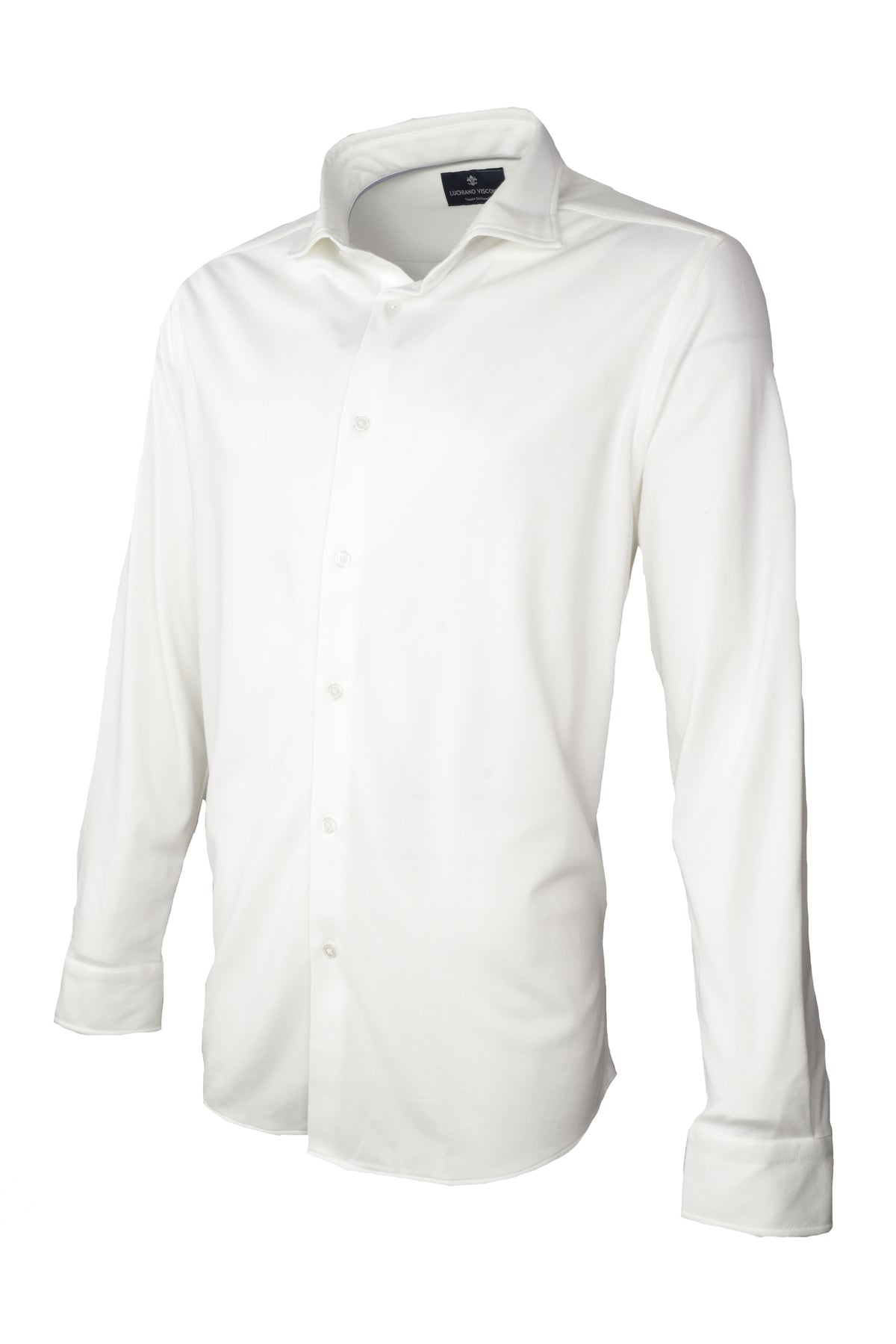 Luchiano Visconti Knit Shirt - White