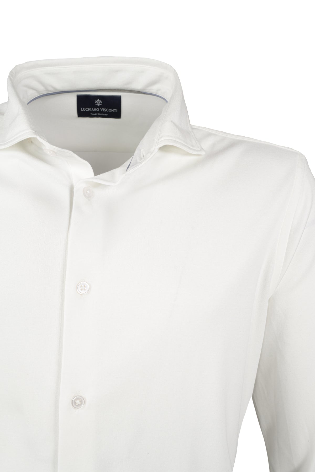 Luchiano Visconti Knit Shirt - White