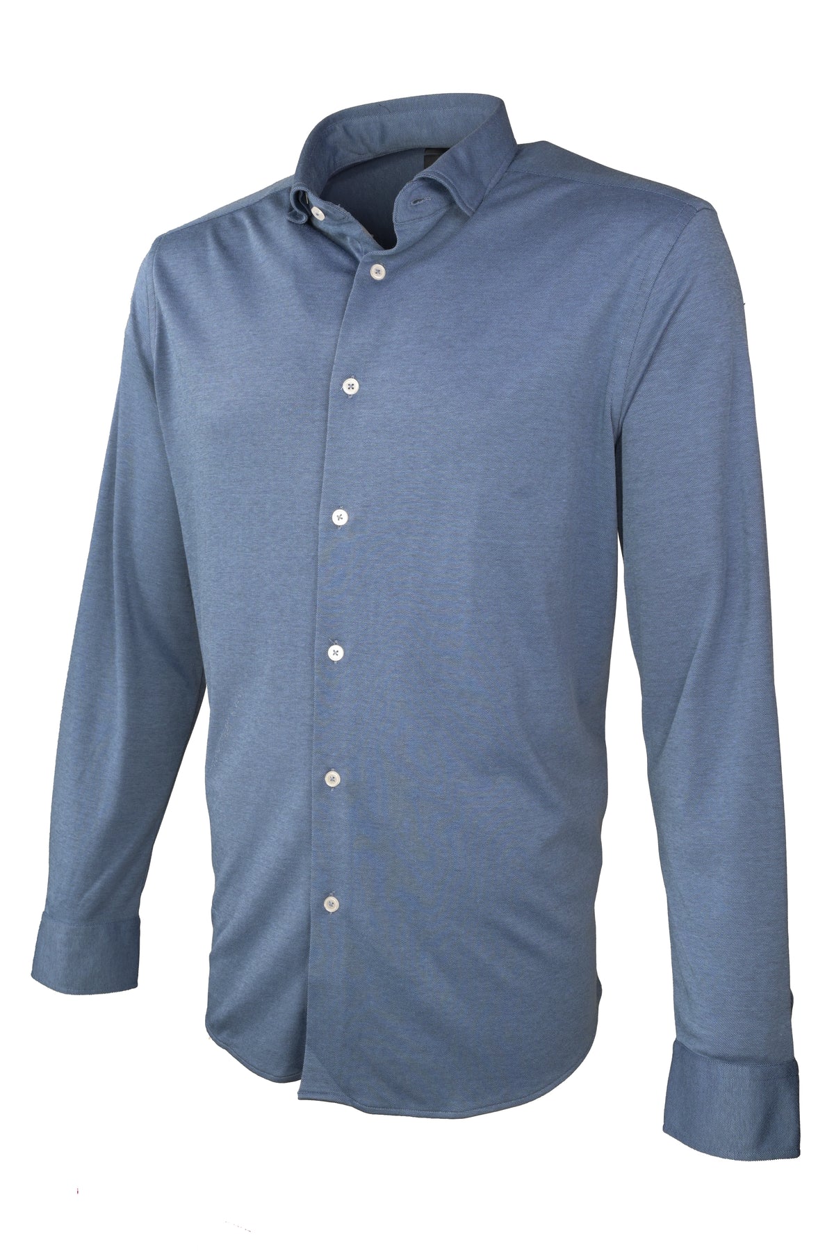 Luchiano Visconti Knit Shirt - Indigo