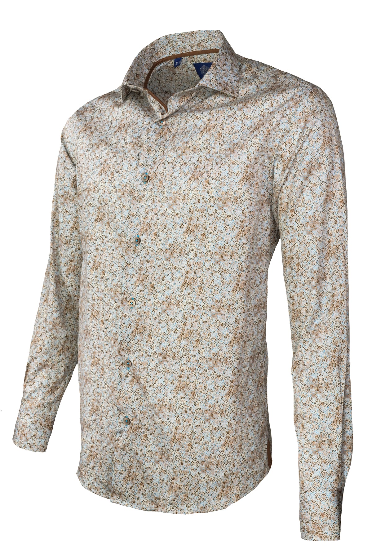 Avenue 21 Concentric Circle Shirt Bronze