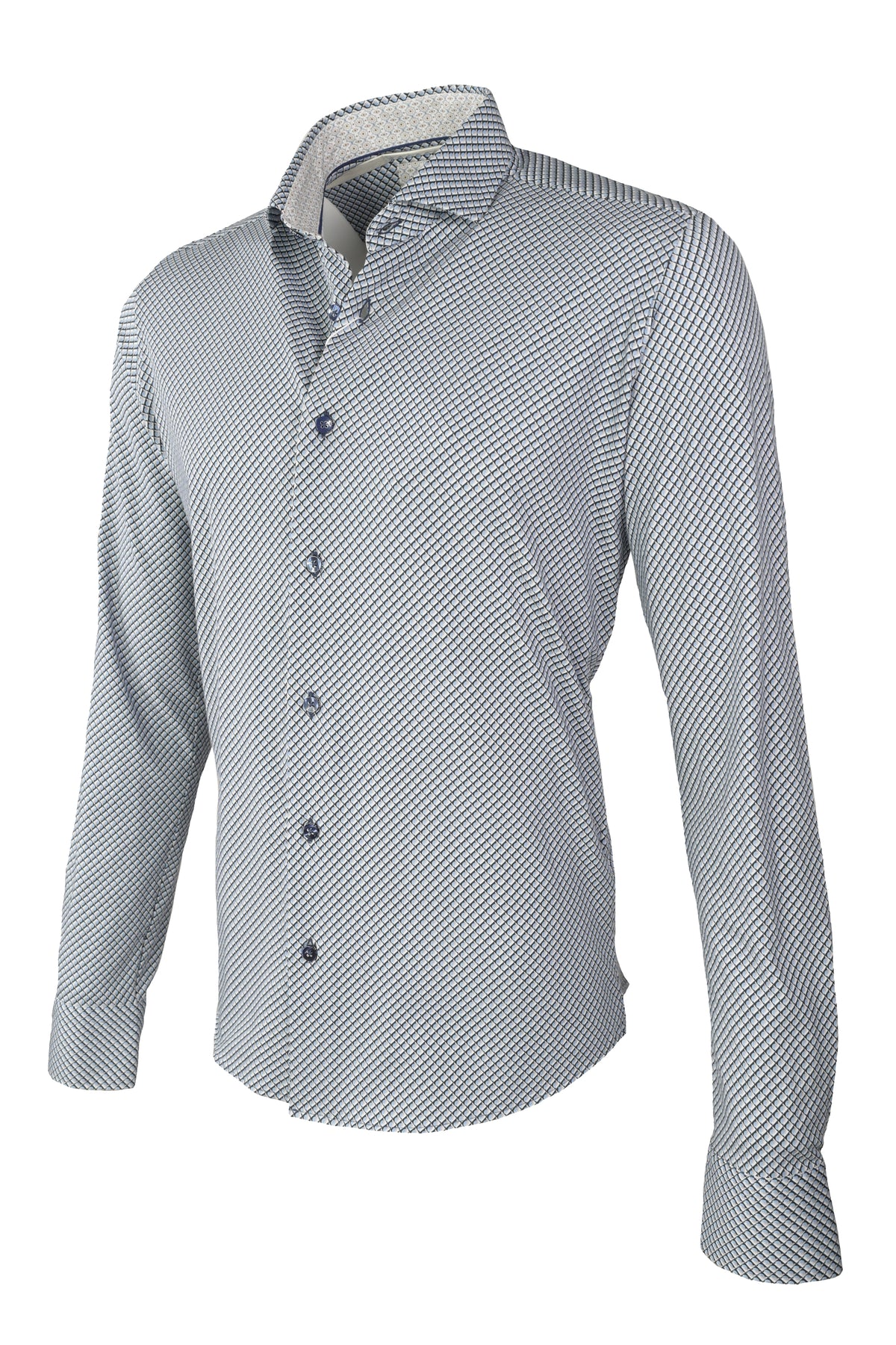 7 Downie St. Shirt - Blue Scales