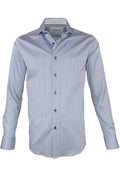 7 Downie St. Shirt - Geometric Blue & Navy