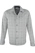Alberto Zimni Knitted Shirt Jacket - Glen Plaid