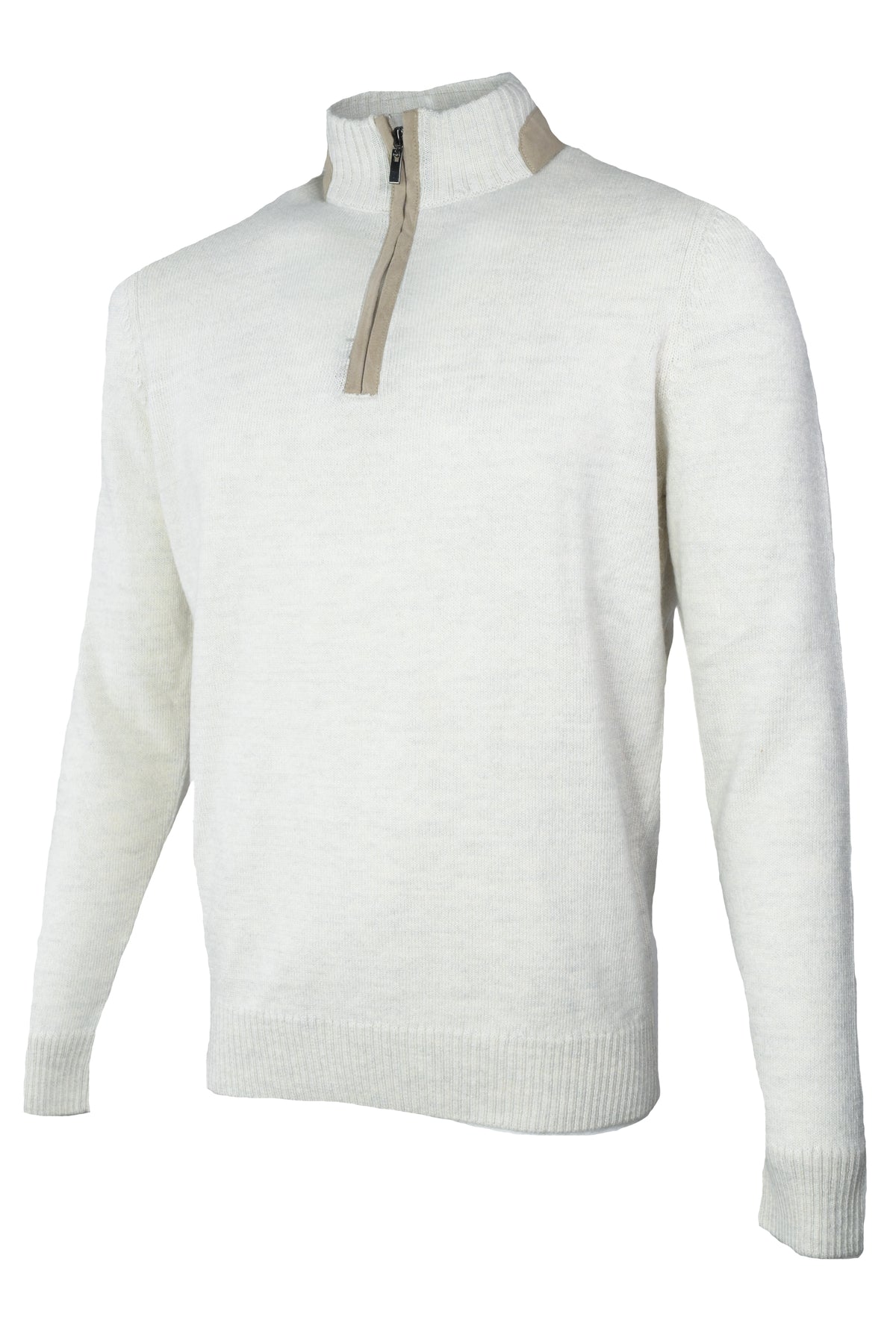 Inpore Quarter Zip Sweater - Ecru