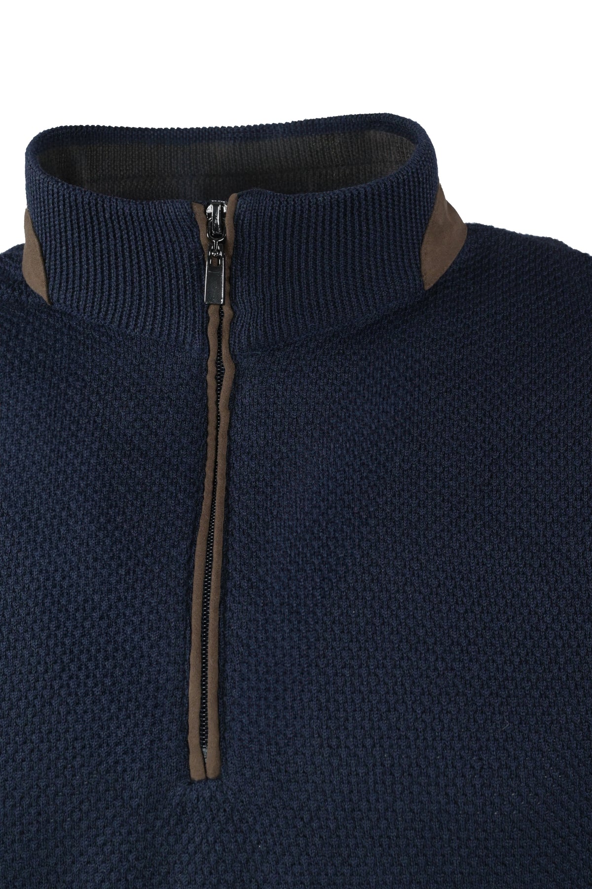 Inpore Quarter Zip Sweater - Navy