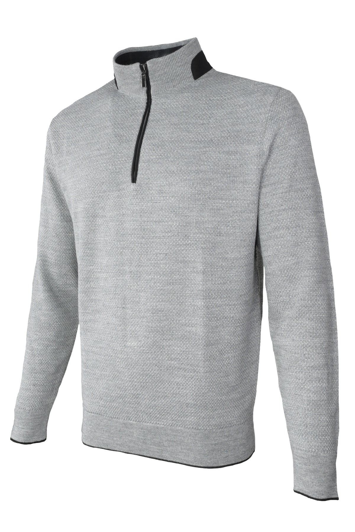 Inpore Quarter Zip Sweater - Gray