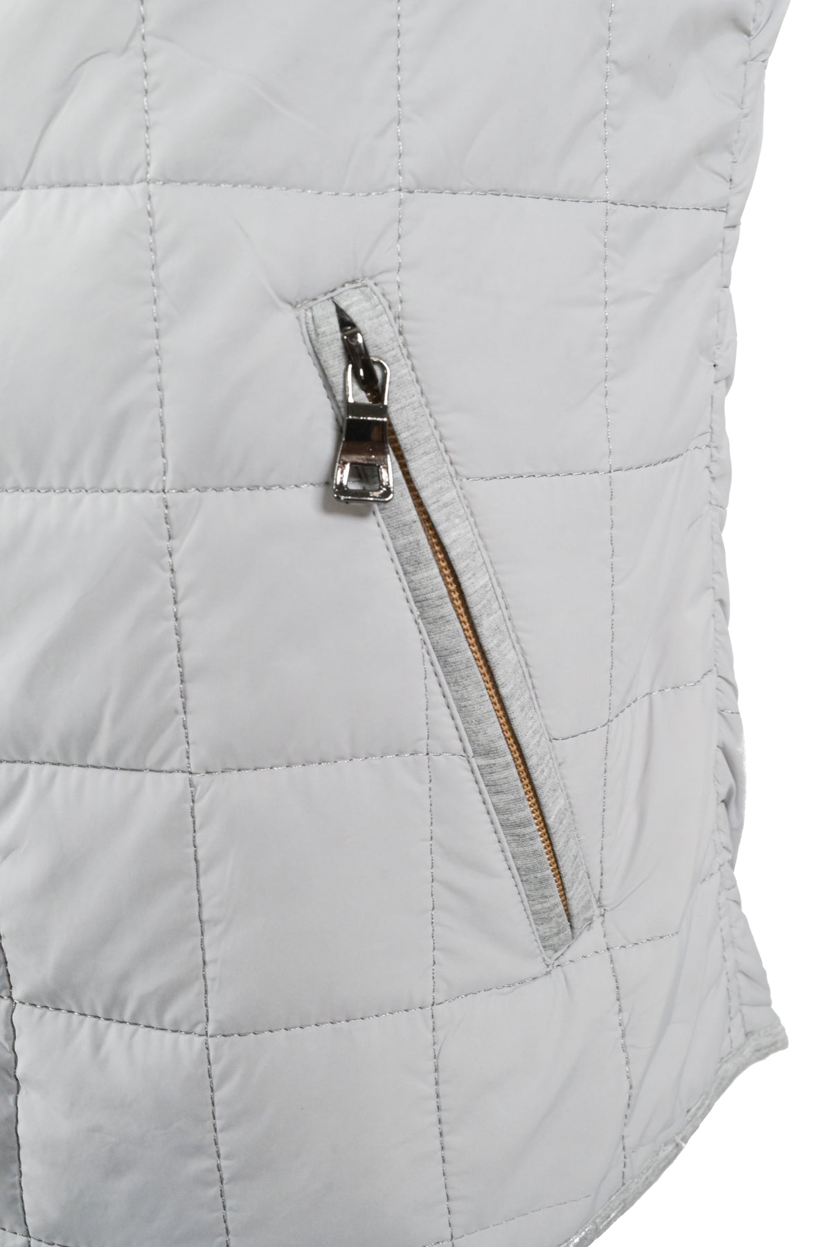 Luchiano Visconti Lightweight Quilted Vest Grey