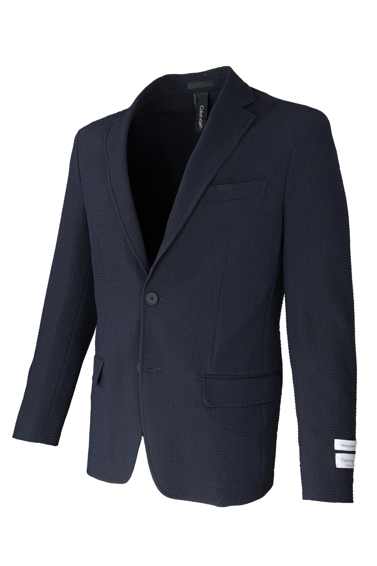 Calvin Klein Textured Sport Coat Navy