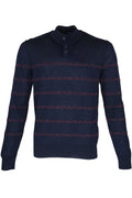 Robert Barakett East-Arm Wool Sweater Navy