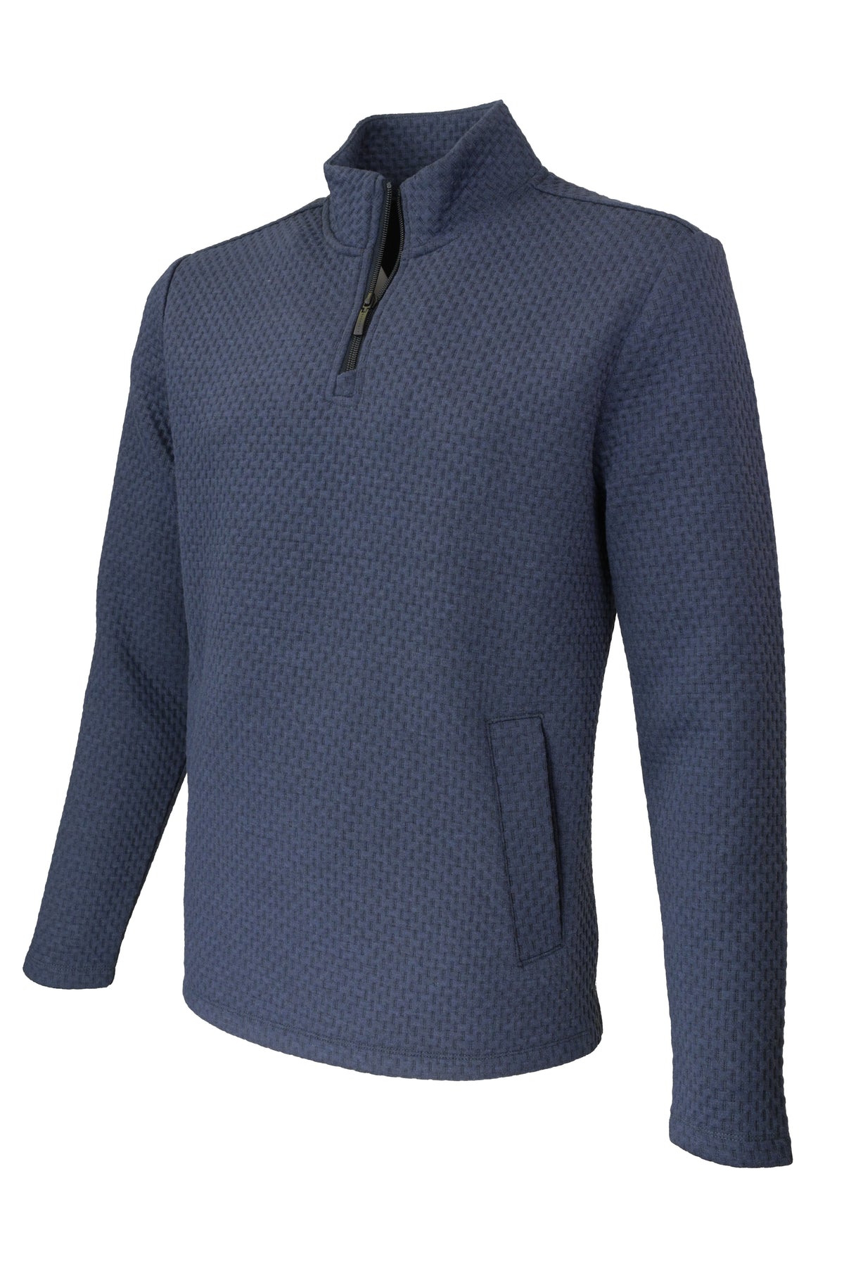 Robert Barakett Brokenhill Half Zip Sweater Navy