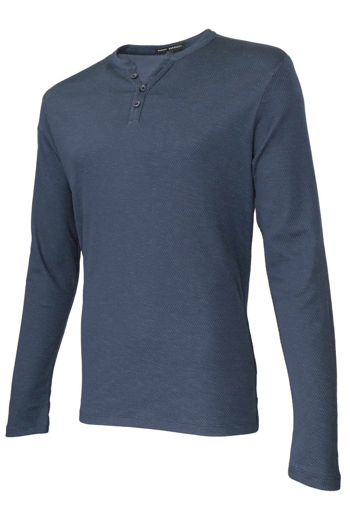 Robert Barakett Elgin Henley Sweater Navy