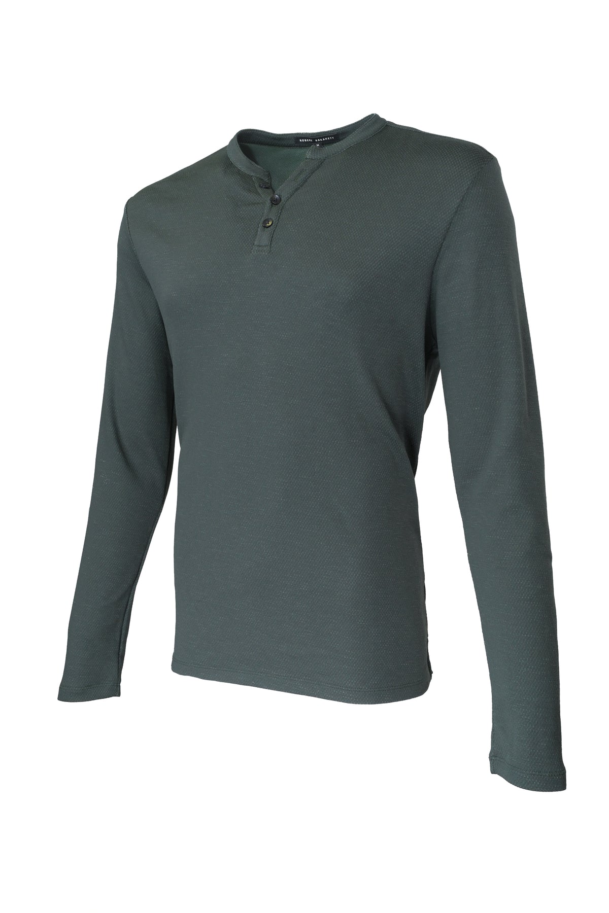 Robert Barakett Elgin Henley Sweater Green