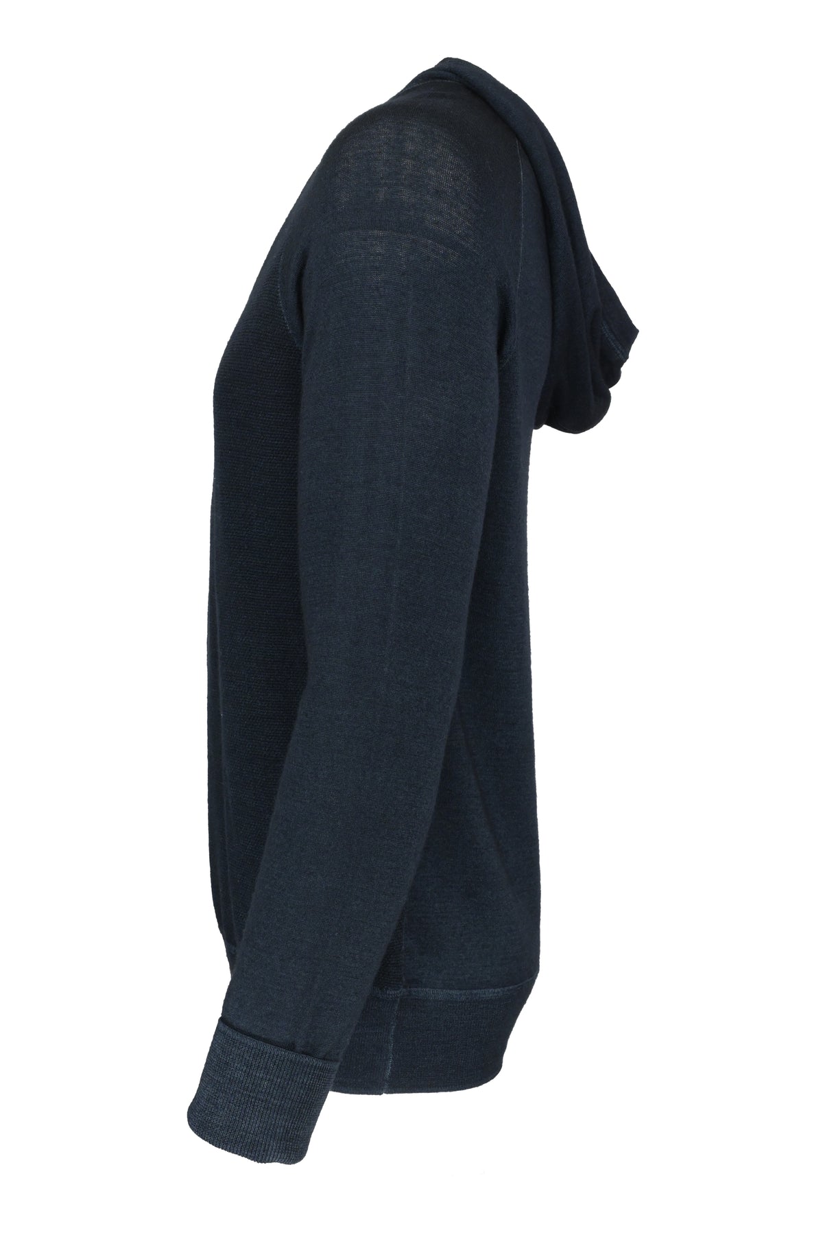 Robert Barakett Newbury Merino Hooded Sweater Navy