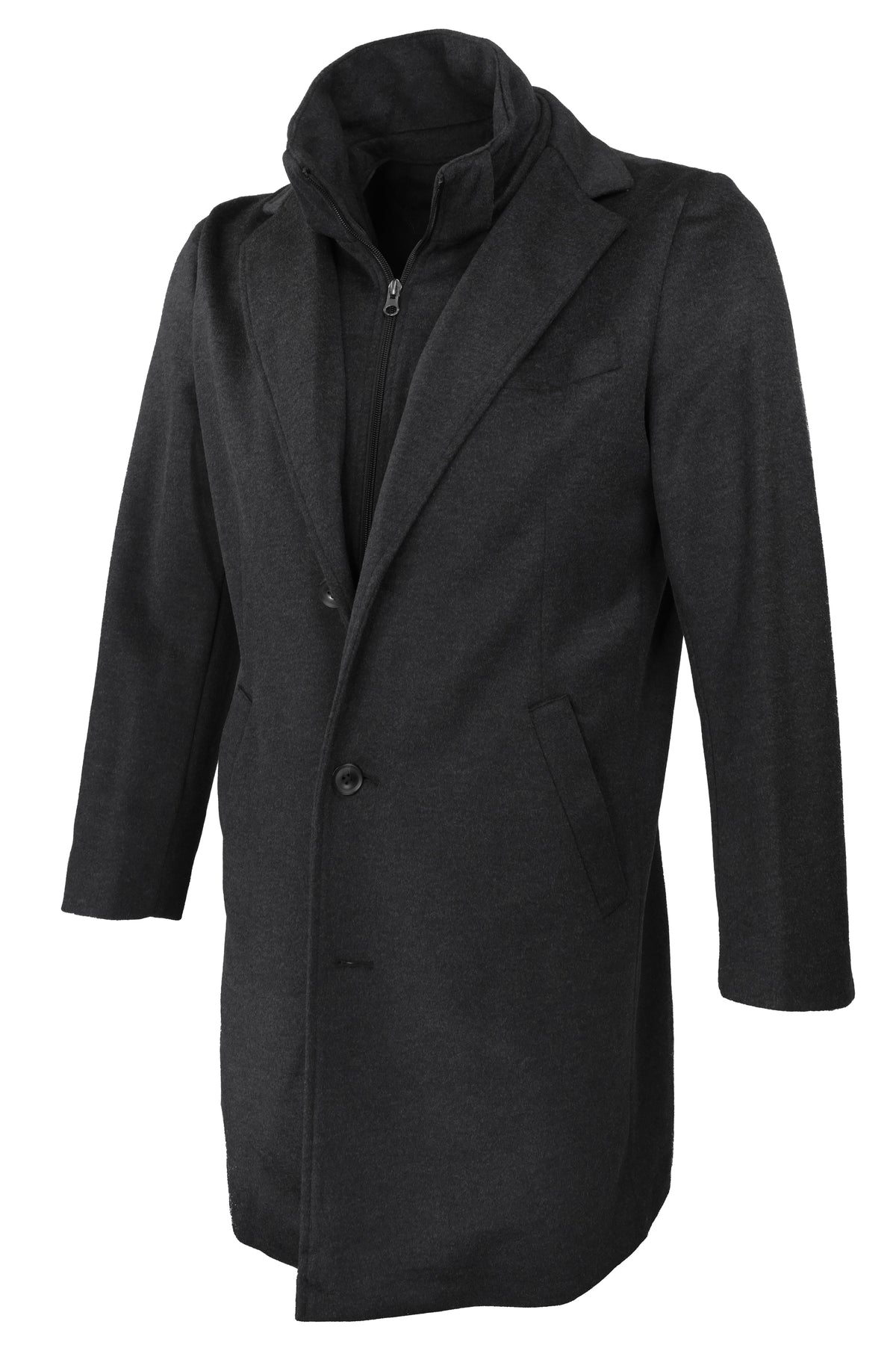 Richard Choi Over Coat - Charcoal