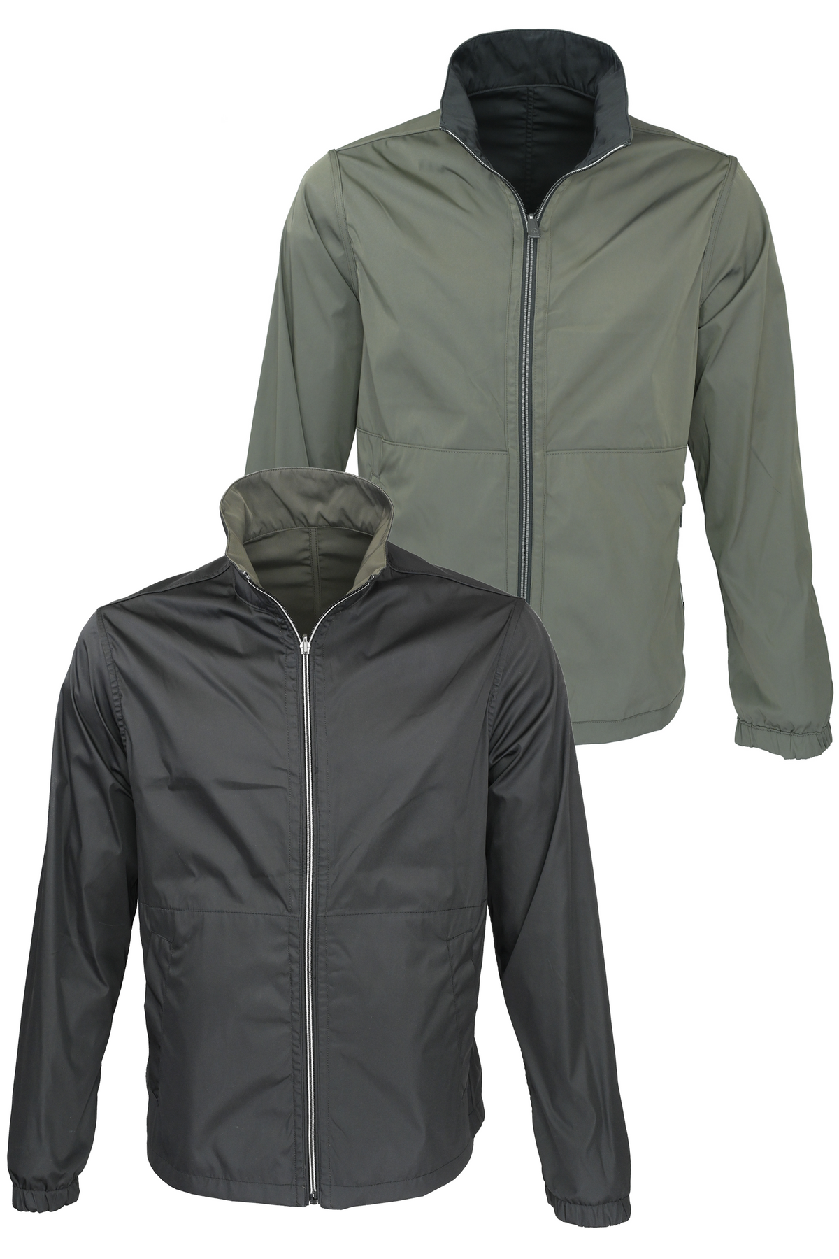 Thermostyles Reversible Jacket - Green / Black