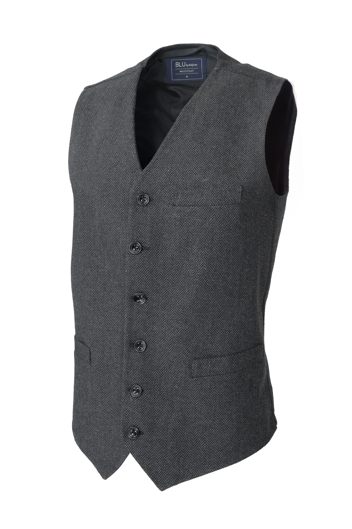 Serica Elite Waistcoat - Gray Chevron