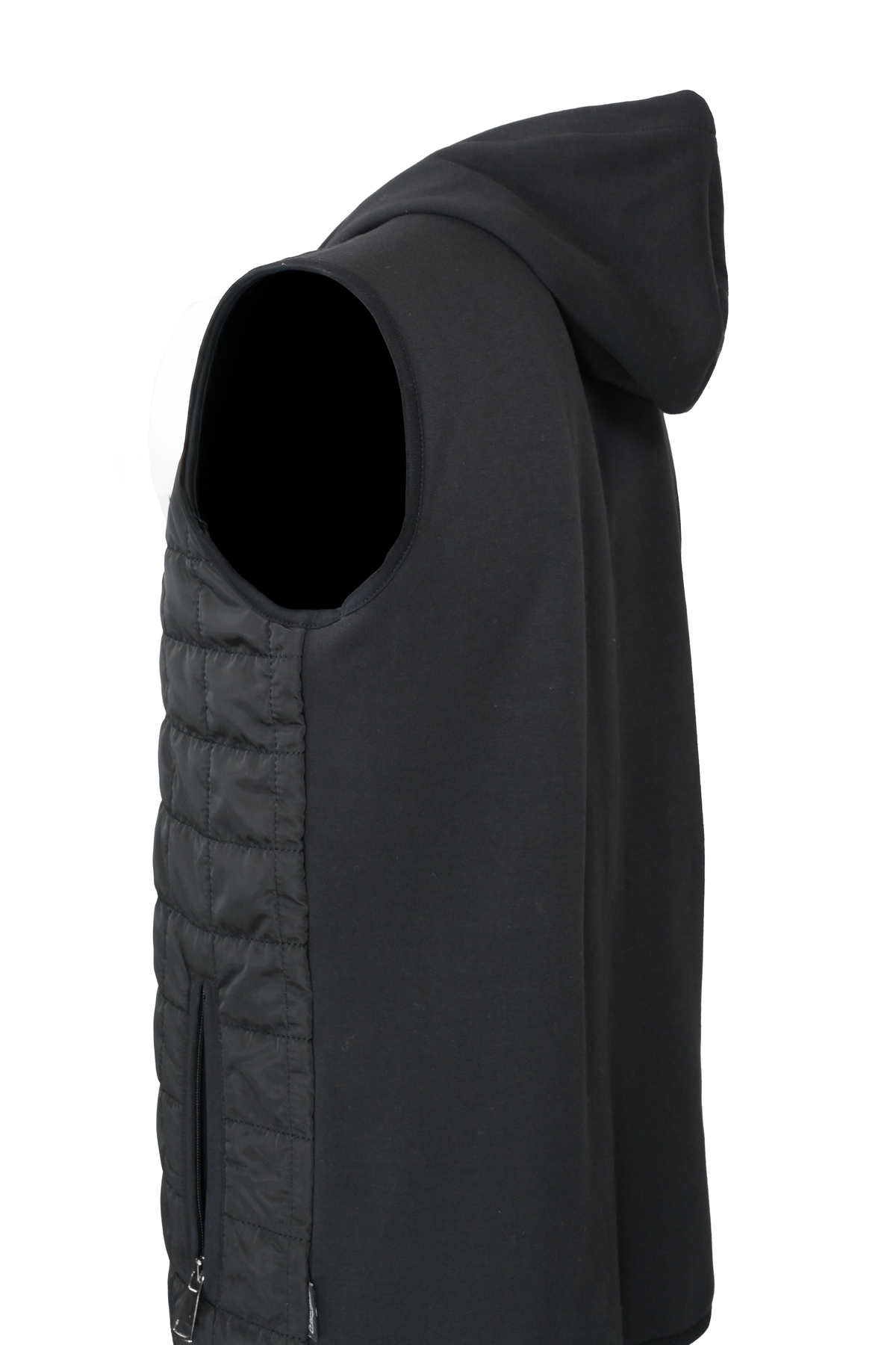 7 Downie St. Hooded Vest - Black