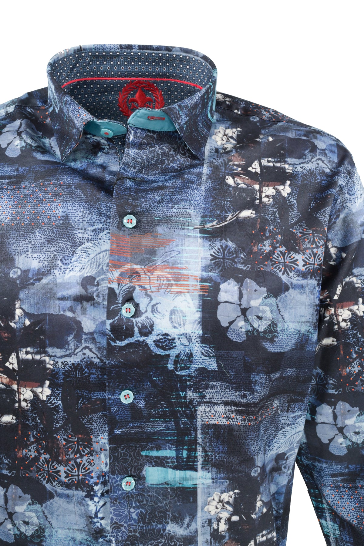 Au Noir Brice Shirt - Turquoise