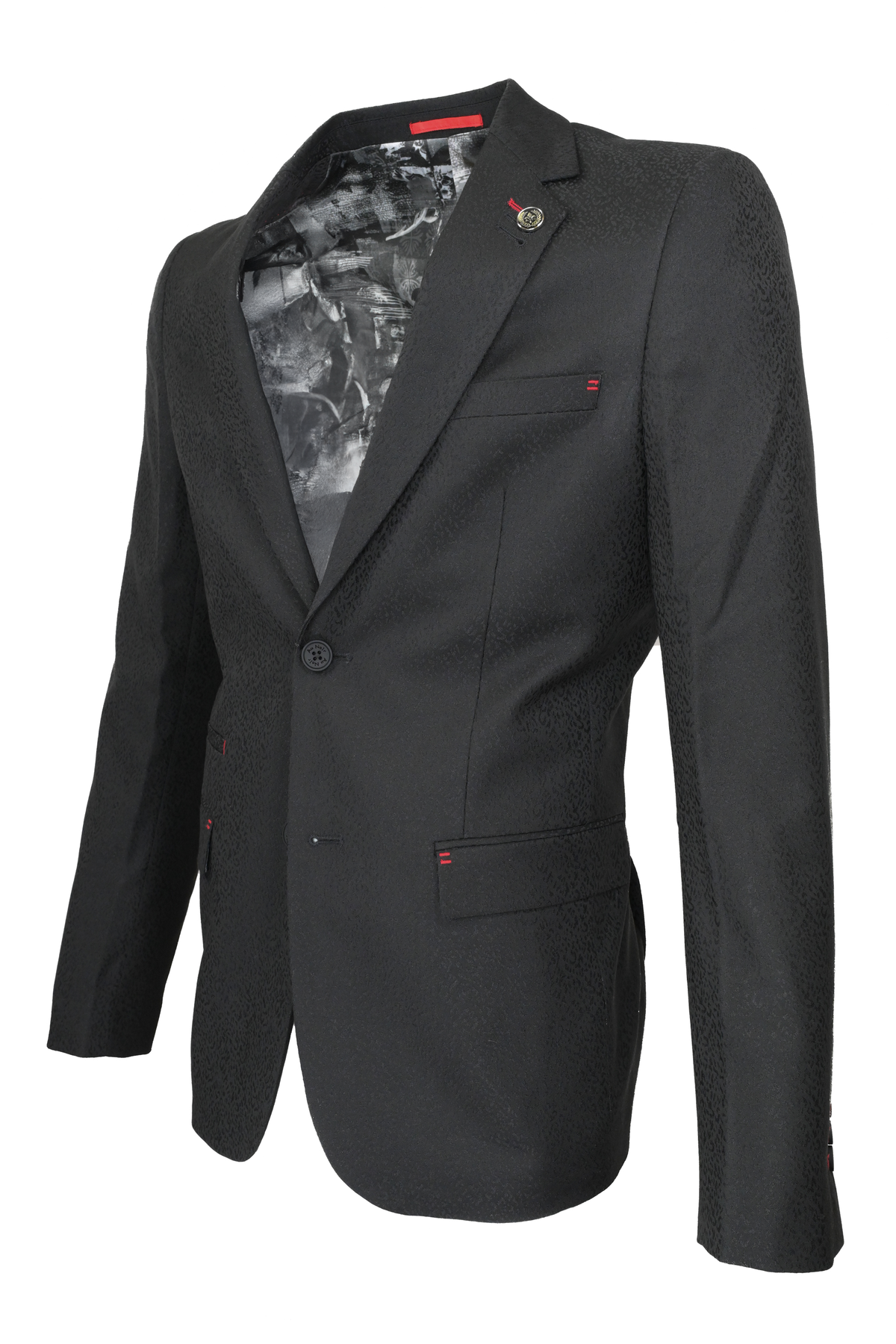 Au Noir Filoni Sport Coat - Black