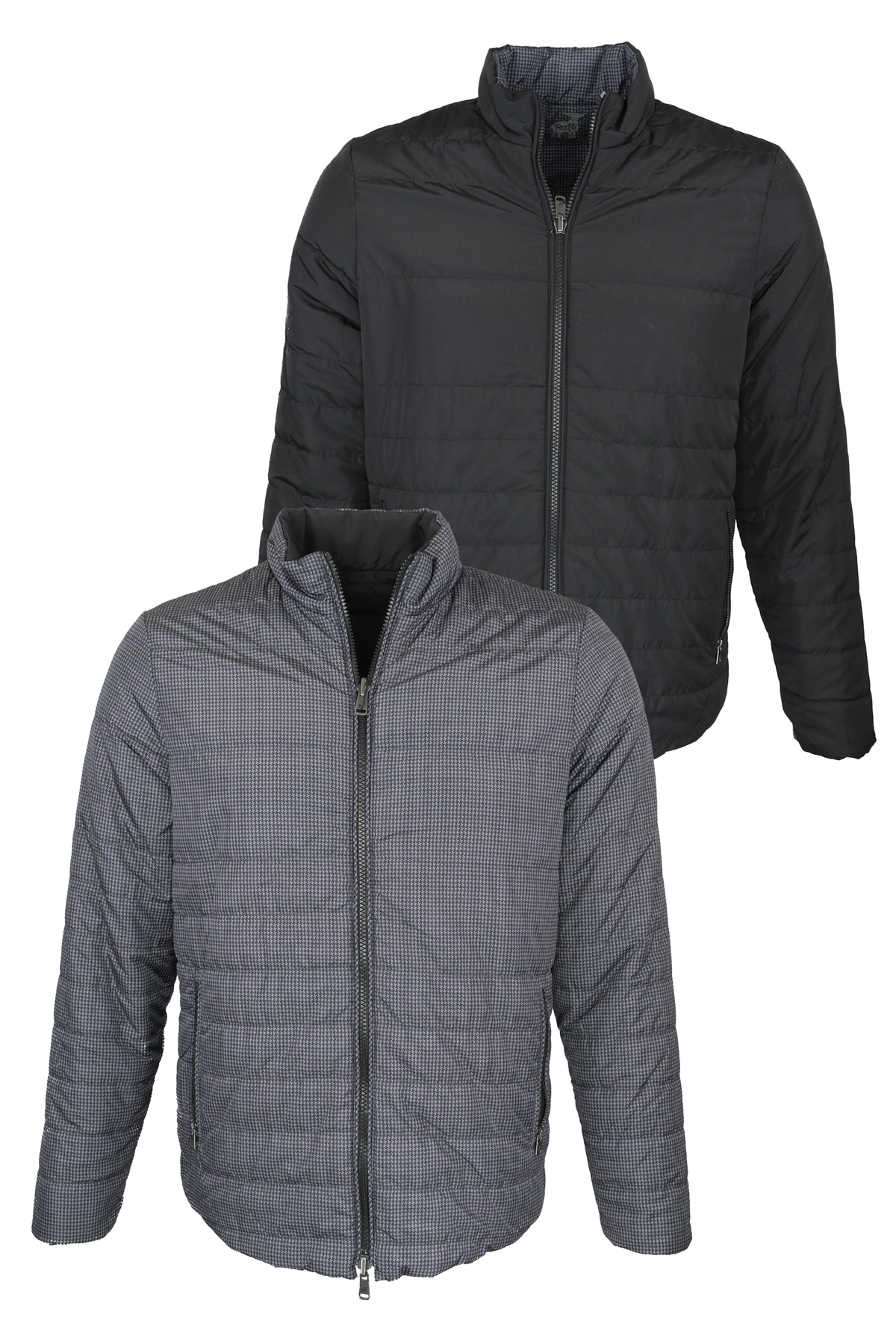 Raffi Reversible Jacket - Black / Grey