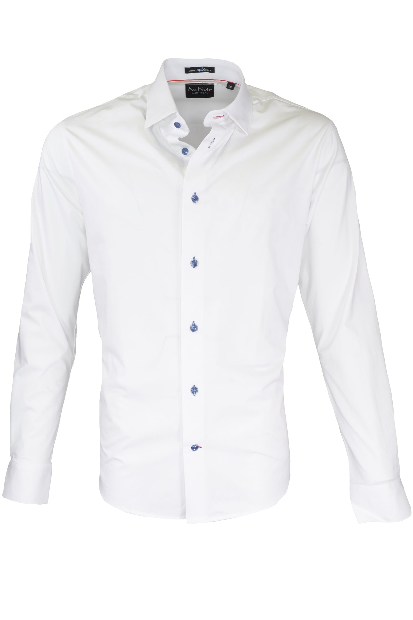 au noir dress shirts Men's Premium Stretch Dress Shirt