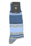 Bugatchi Multitrack Striped Socks