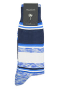 Bugatchi Multitrack Striped Socks