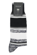 Bugatchi Multitrack Striped Socks