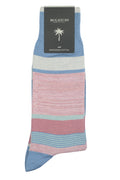 Bugatchi Multitrack Striped Socks