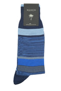 Bugatchi Multitrack Striped Socks
