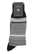 Bugatchi Multitrack Striped Socks