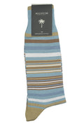 Bugatchi Multitrack Striped Socks