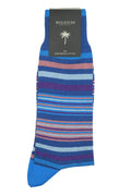 Bugatchi Multitrack Striped Socks