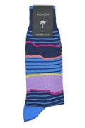 Bugatchi Multitrack Striped Socks