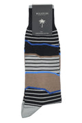Bugatchi Multitrack Striped Socks