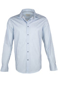 Bugatchi OoohCotton Honeycomb Shirt - Air Blue