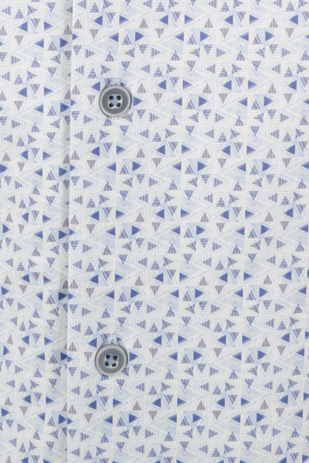 Bugatchi OoohCotton Triangles Shirt - Air Blue