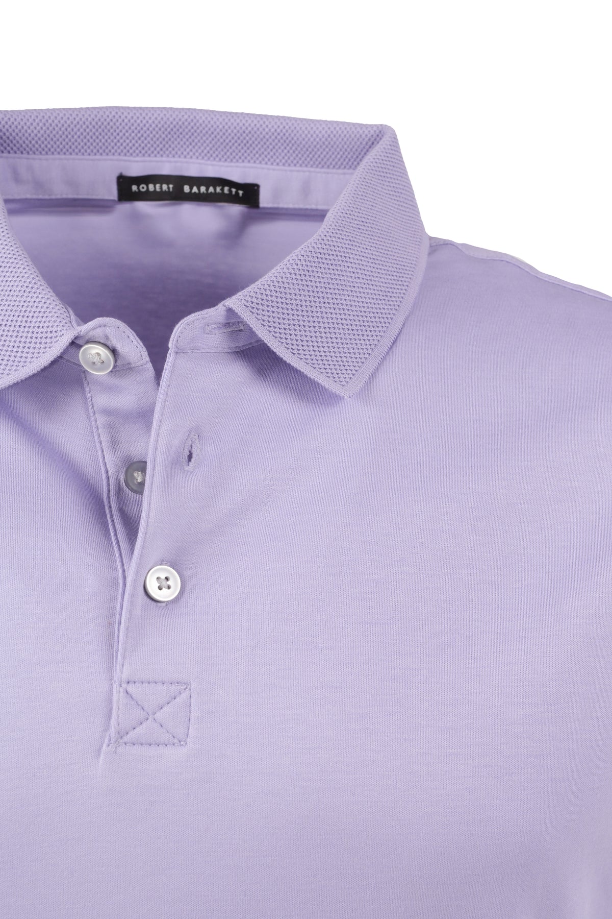 Robert Barakett Pima Cotton Polo - Purple