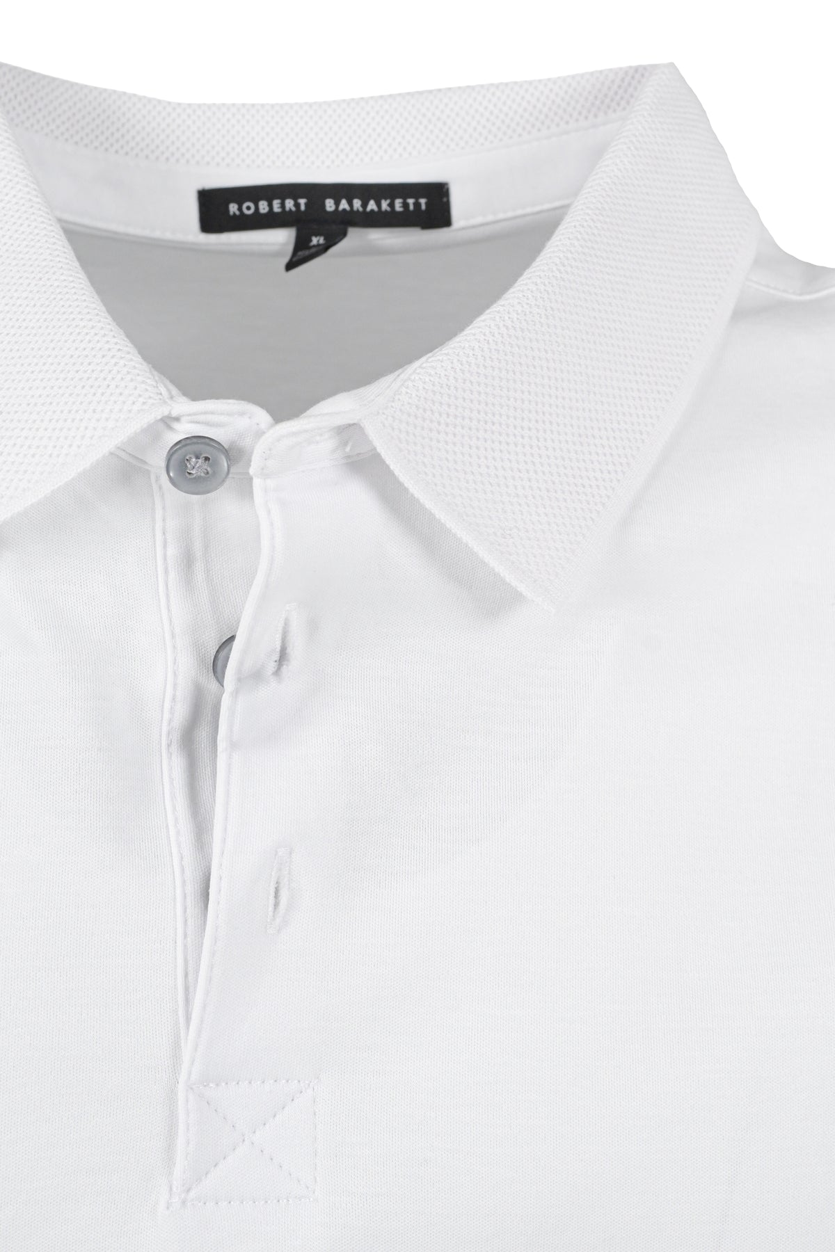 Robert Barakett Pima Cotton Polo - White